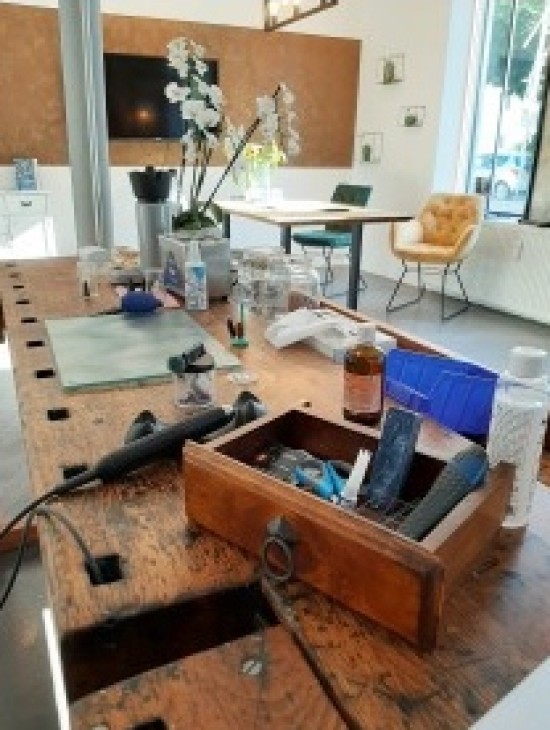 Blick in die Werkstatt